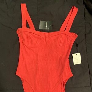NWT - Forever 21 Red Bodysuit